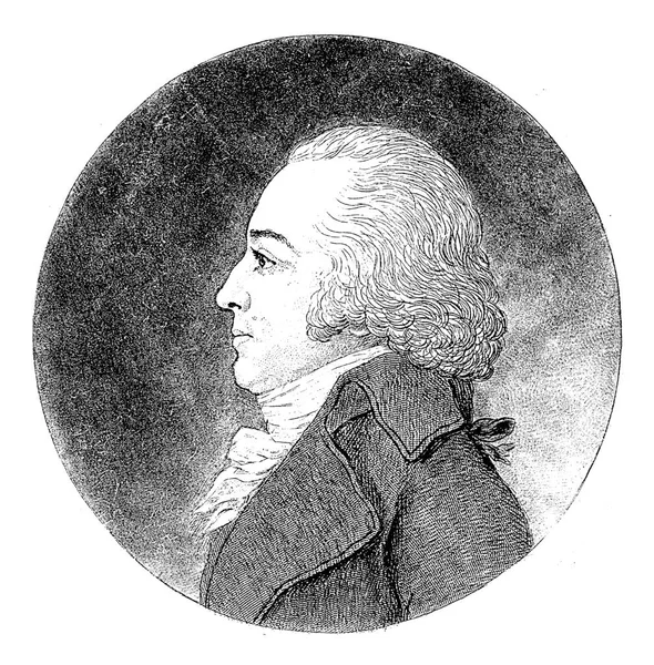 Portrait Profile Pieter Philip Juriaan Quint Ondaatje Johannes Arnoldus Boland — Zdjęcie stockowe