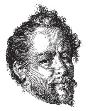 Portrait of painter and printmaker Bartholomeus Spranger.