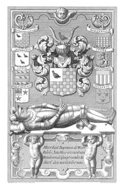 Tomb of Gerard van der Aa, esquire of Randenrode, in the Grote or Sint-Jacobskerk in The Hague.