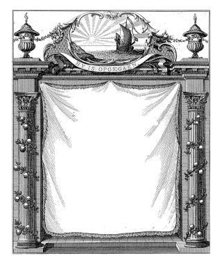 Decoration placed in a window in the home of J.C. de Huyser in the Derde Weteringdwarsstraat in Amsterdam.