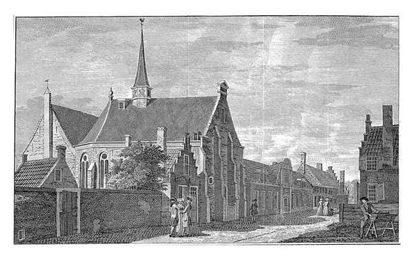 View University Franeker Located Former Kruisheren Monastery Franeker Various Figures — 图库照片