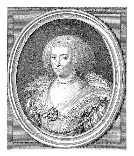 Amalia Porträt Oval Mit Randbeschriftung Unteren Rand Vier Zeilen Lateinischen — Stockfoto