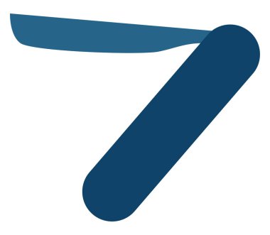 Keskin eski ustura, simge illüstrasyonu, beyaz arkaplanda vektör