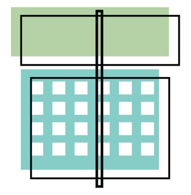 Doğum günü hediyesi kutusu, simge illüstrasyonu, beyaz arkaplanda vektör