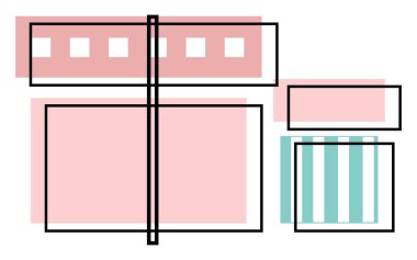 İki küçük hediye kutusu, simge illüstrasyonu, beyaz arkaplanda vektör