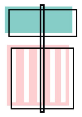 Basit pembe hediye kutusu, simge illüstrasyonu, beyaz arkaplan üzerindeki vektör