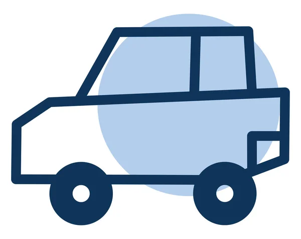 Coche Deportivo Icono Ilustración Vector Sobre Fondo Blanco — Archivo Imágenes Vectoriales