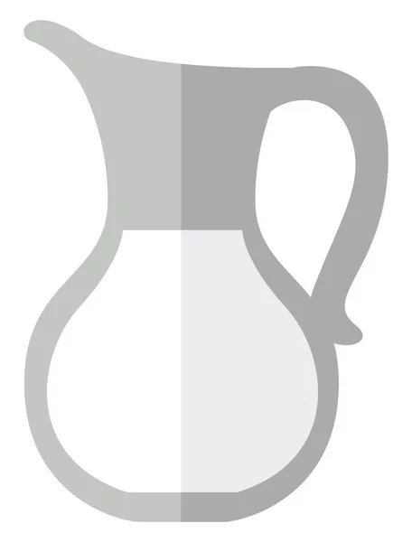 Молоко Великому Глечику Ілюстрація Піктограм Вектор Білому Тлі — стоковий вектор