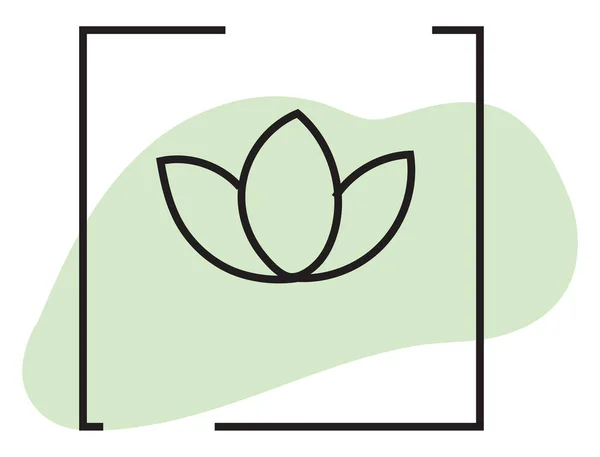 Winterblume Symbol Illustration Vektor Auf Weißem Hintergrund — Stockvektor