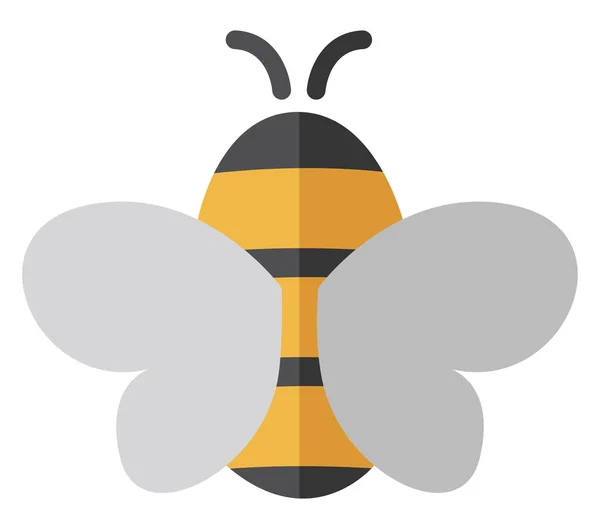 Abeja Bebé Icono Ilustración Vector Sobre Fondo Blanco — Archivo Imágenes Vectoriales