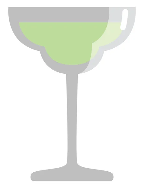 Margarita Een Glas Icoon Illustratie Vector Witte Achtergrond — Stockvector