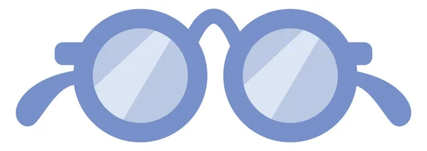Сині Сонцезахисні Окуляри Ілюстрація Піктограм Вектор Білому Тлі — стоковий вектор