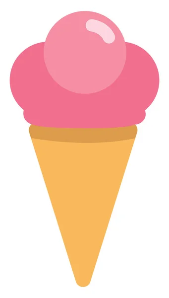 모양의 아이스크림 아이콘 배경의 — 스톡 벡터