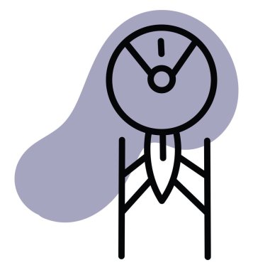 Uzay gemisi yükseliyor, simge illüstrasyonu, beyaz arkaplan üzerindeki vektör