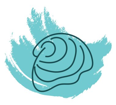 Sert kalem kabuğu, simge illüstrasyonu, beyaz arkaplanda vektör