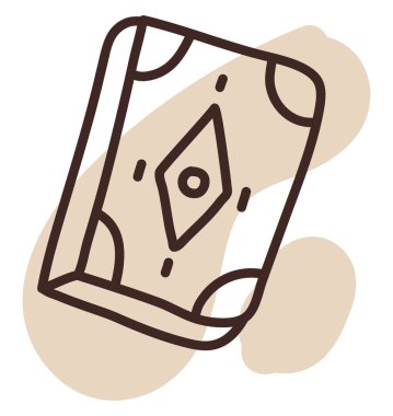 Dekoratif notlar, illüstrasyon, beyaz arkaplan.