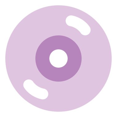 Dvd disk, illüstrasyon, beyaz arkaplan.