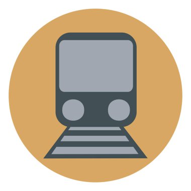 Gri tren, beyaz arka planda çizimler..