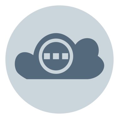 Beyaz arkaplanda bulut ve illüstrasyon bekleniyor..