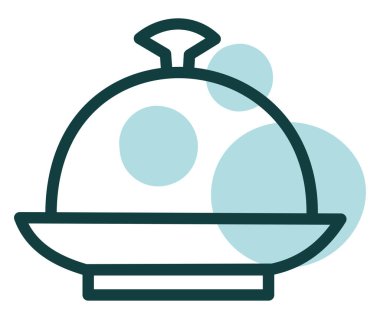 Beyaz arka planda kapaklı, resimli mutfak kasesi..