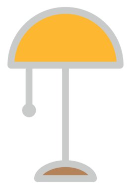 Yerde ışıklandırma, resim, beyaz bir arka plan..