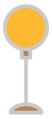 Ayakta duran lamba, beyaz bir arka planda..