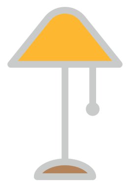 Beyaz bir arka planda ev yapımı lamba..