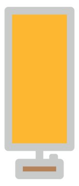 Ayna duran lamba, resim, beyaz arkaplanda.