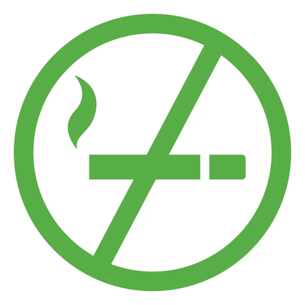 Rauchverbot Illustration Auf Weißem Hintergrund — Stockvektor