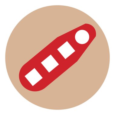 Alışveriş etiketi, illüstrasyon, beyaz arka planda.