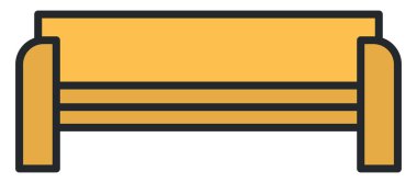 Charly özel kanepe, resim, beyaz arka planda.