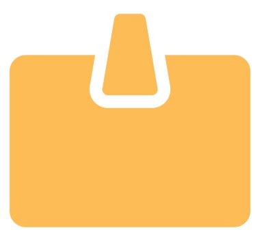 Yönetici rozeti, illüstrasyon, beyaz bir arka plan..