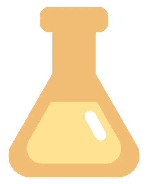 Reacción Química Ilustración Sobre Fondo Blanco — Vector de stock