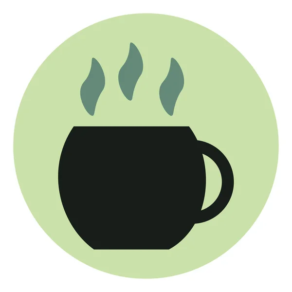 Гарячий Чай Ілюстрація Білому Тлі — стоковий вектор