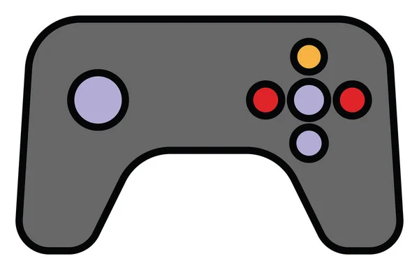 Juguete Joystick Ilustración Sobre Fondo Blanco — Archivo Imágenes Vectoriales