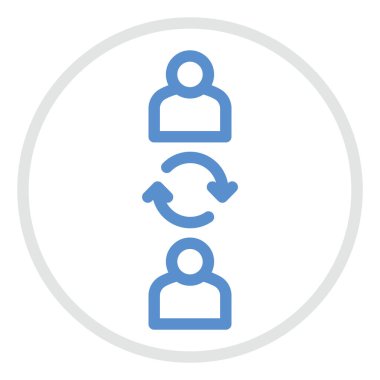 Beyaz arkaplandaki insanlar işbirliği, illüstrasyon, vektör.