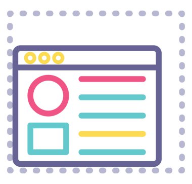 Beyaz arkaplan üzerinde yönetim geliştirme, illüstrasyon, vektör.