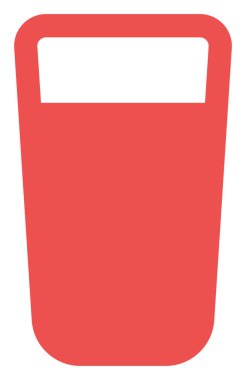 Bardakta, resimde, beyaz arkaplanda bir vektör..