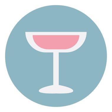 Camdaki pembe kuyruk, resimleme, beyaz arkaplandaki vektör.