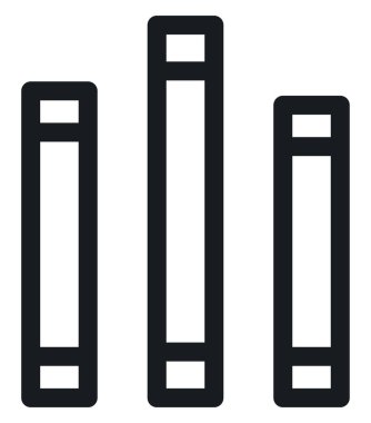 Okul kitapları, illüstrasyon, beyaz arkaplandaki vektör.