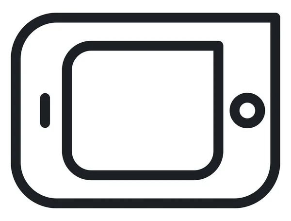 Hand Gaming Pad Illustratie Vector Een Witte Achtergrond — Stockvector