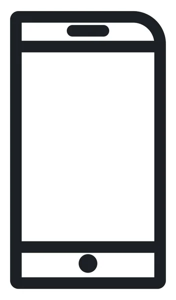 Nouvel Iphone Illustration Vecteur Sur Fond Blanc — Image vectorielle
