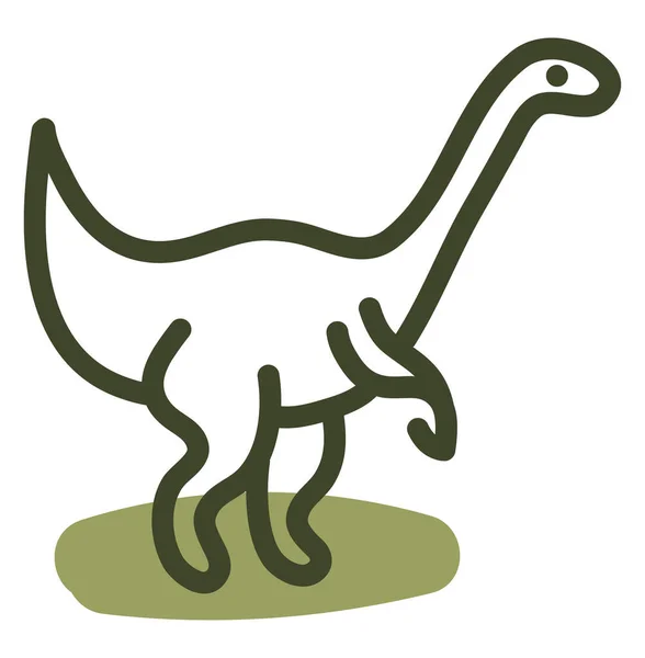 Mosaurus Dinozoru Illüstrasyon Beyaz Arkaplan Üzerindeki Vektör — Stok Vektör