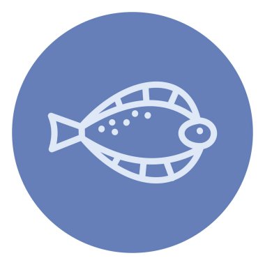 Mavi çelenk, illüstrasyon, beyaz arkaplanda vektör.