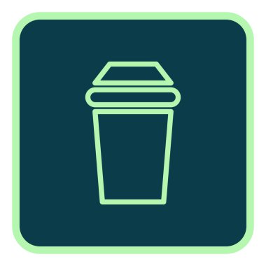 Paket kahve, illüstrasyon, beyaz arka planda vektör..