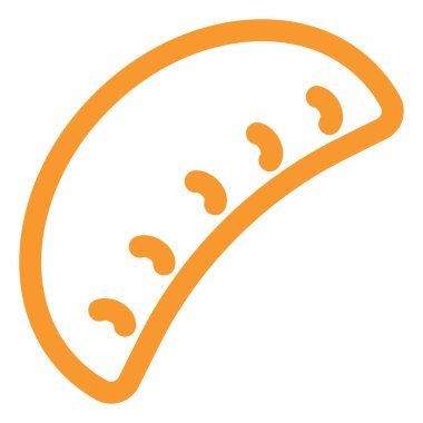 Lezzetli pasta, illüstrasyon, beyaz arka planda vektör..