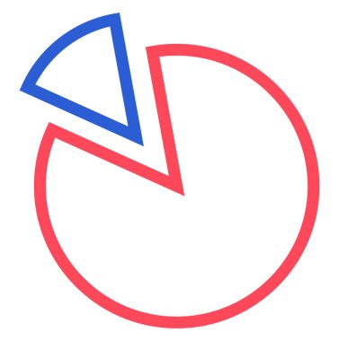 Görselleştirme grafiği, illüstrasyon, beyaz arkaplan üzerindeki vektör.