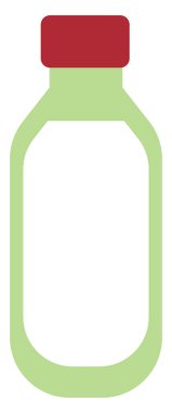 Temiz su, illüstrasyon, beyaz arkaplanda vektör.