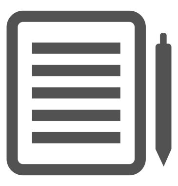 En yeni makale, illüstrasyon, beyaz arkaplan üzerindeki vektör.