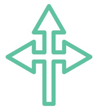 Beyaz arkaplandaki ok işaretleri, illüstrasyon, vektör.